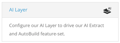 Configuration | AI Layer