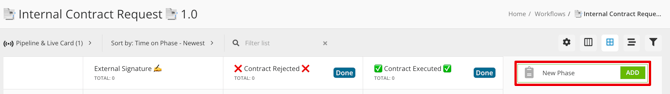 Internal Contract Request - add new phase