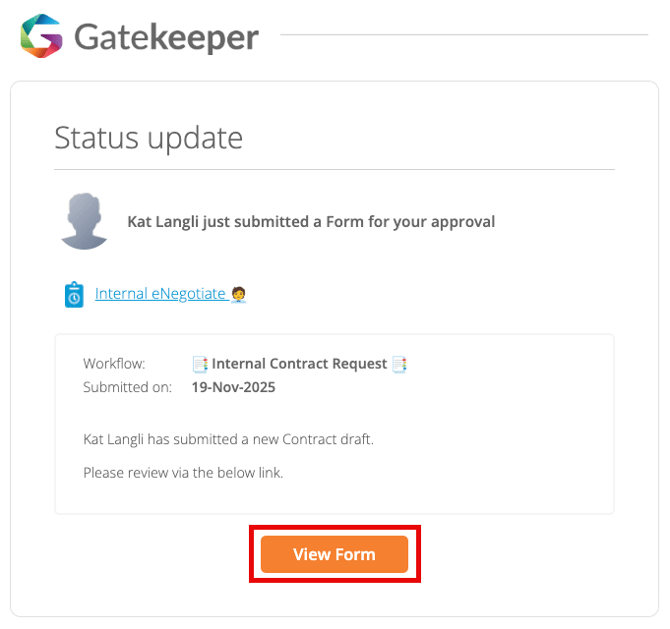 OFTW WF notification email