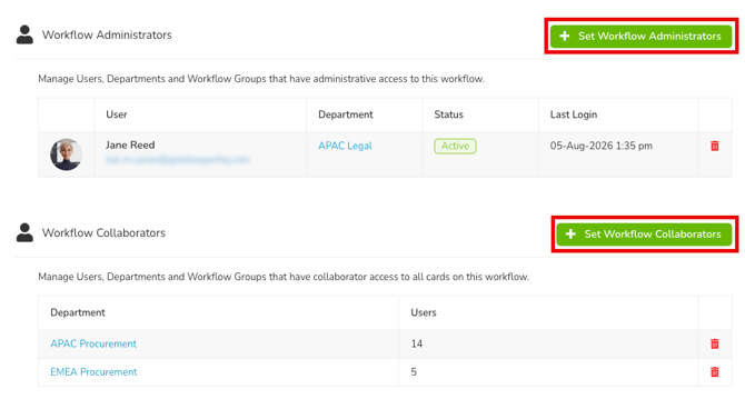 Set local WF access