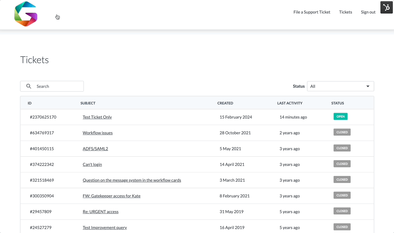 Customer Support Portal