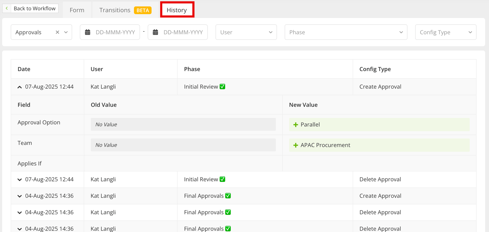 Create a Workflow