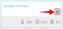 Workflow Card || Atached Contract