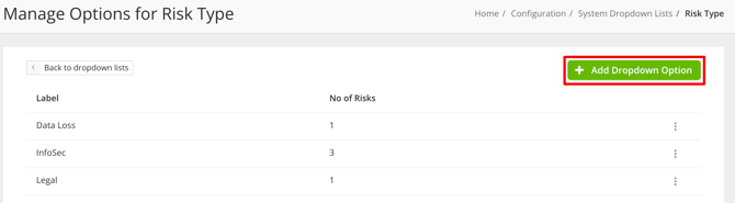 add dropdown option