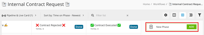 add new phase contract approval