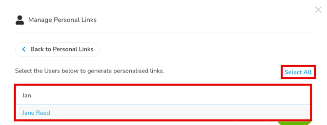 add personal link