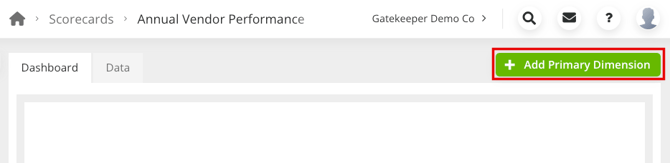 add primary dimension