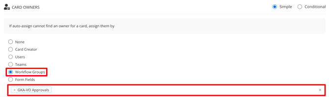 assign workflow groups
