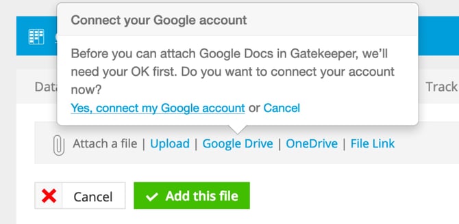 connect google account