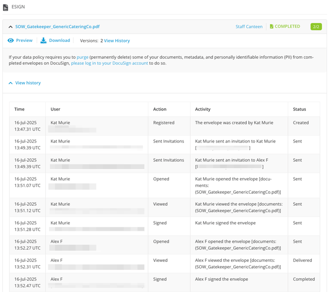 docusign history-1
