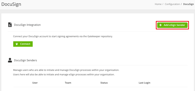 docusign senders
