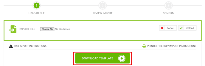 download template