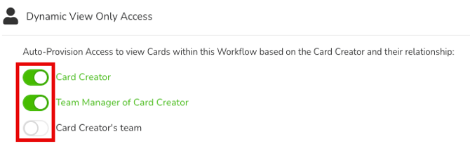 dynamic access toggles