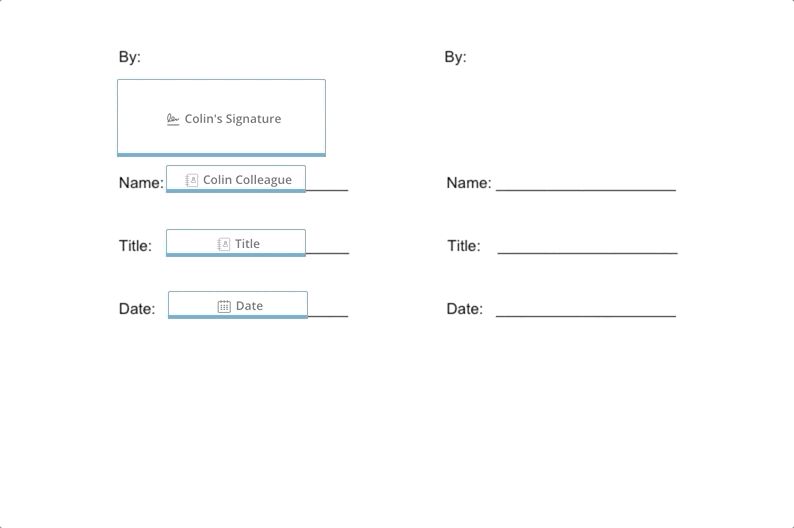 eSign no cursor