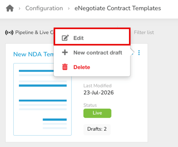 edit contract templates