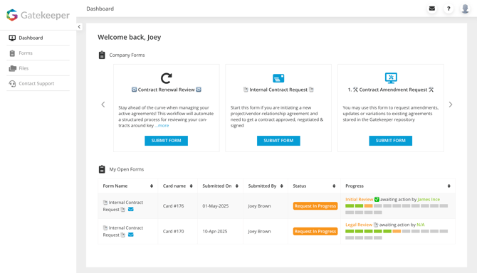 employee portal landing page