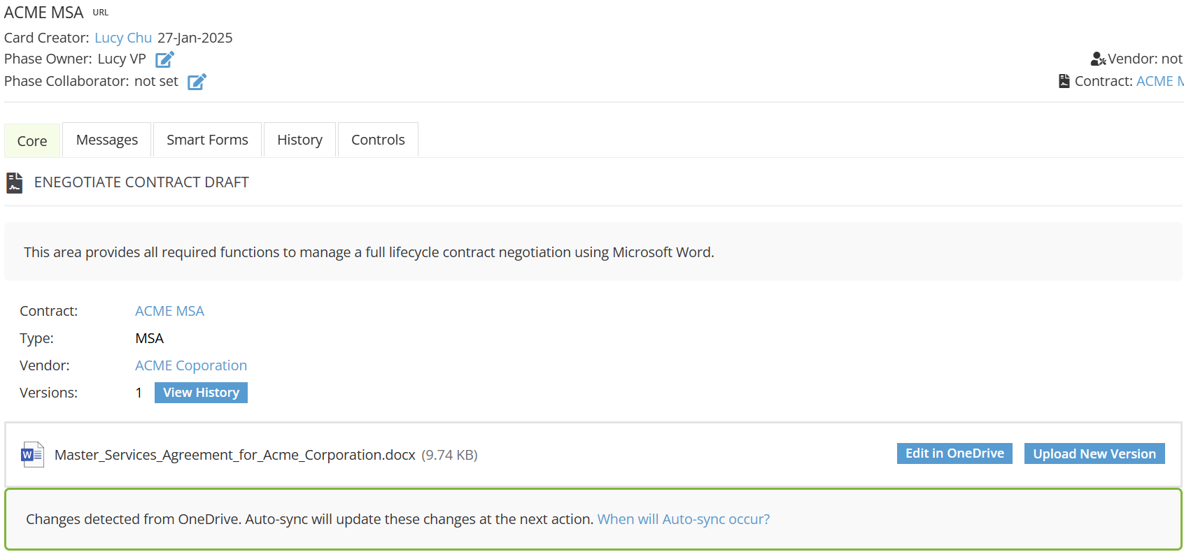 Microsoft OneDrive Document Editing
