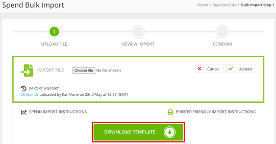 import template