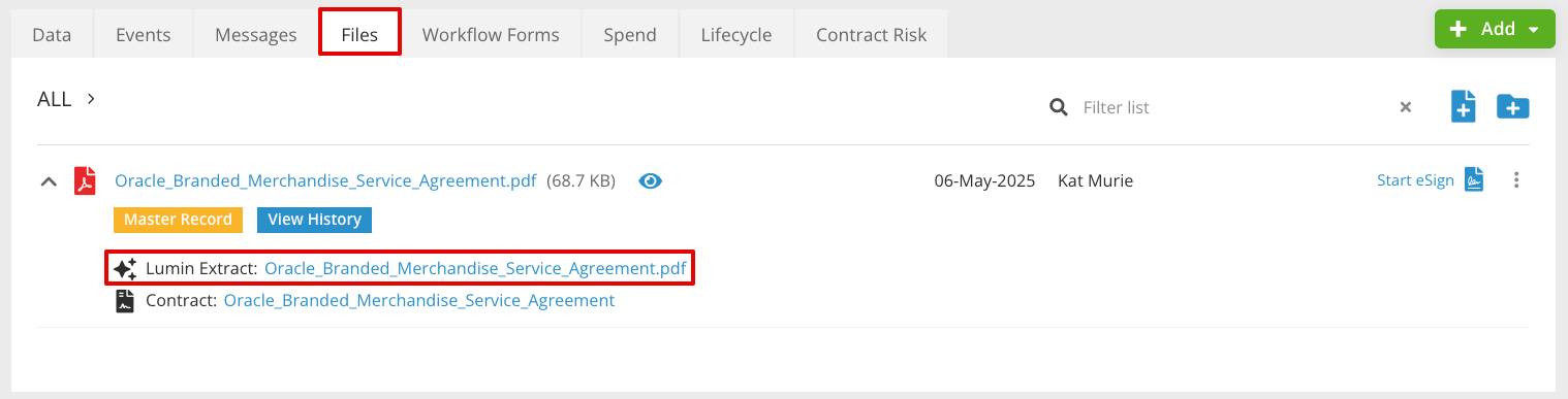 LuminIQ - Create Contracts Using Lumin Extract