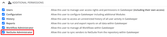 nestuite admin permission