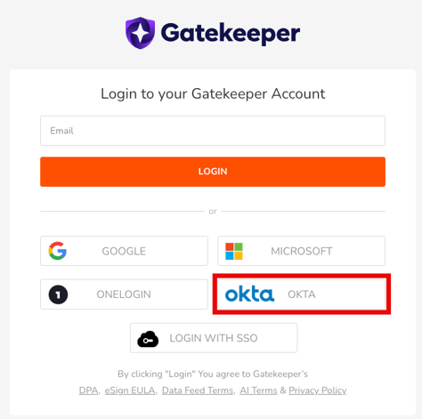 okta sign in