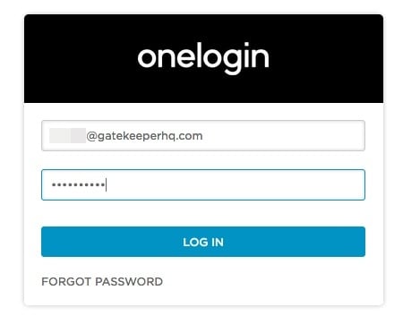 onelogin log in