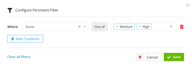 persistent filters