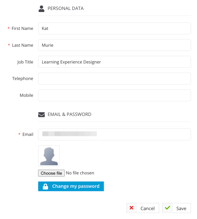 personal data