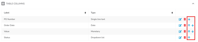 reorder columns
